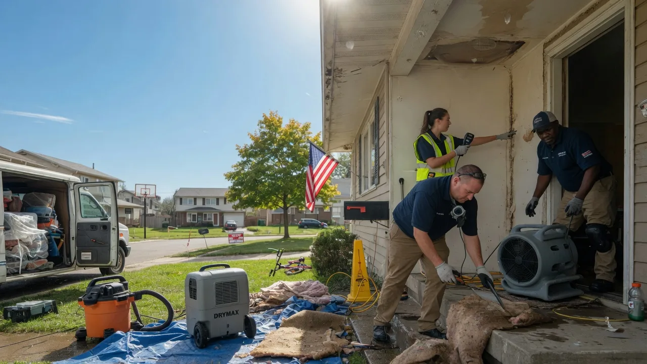 Water Damage Restoration in Forsyth, IL near me